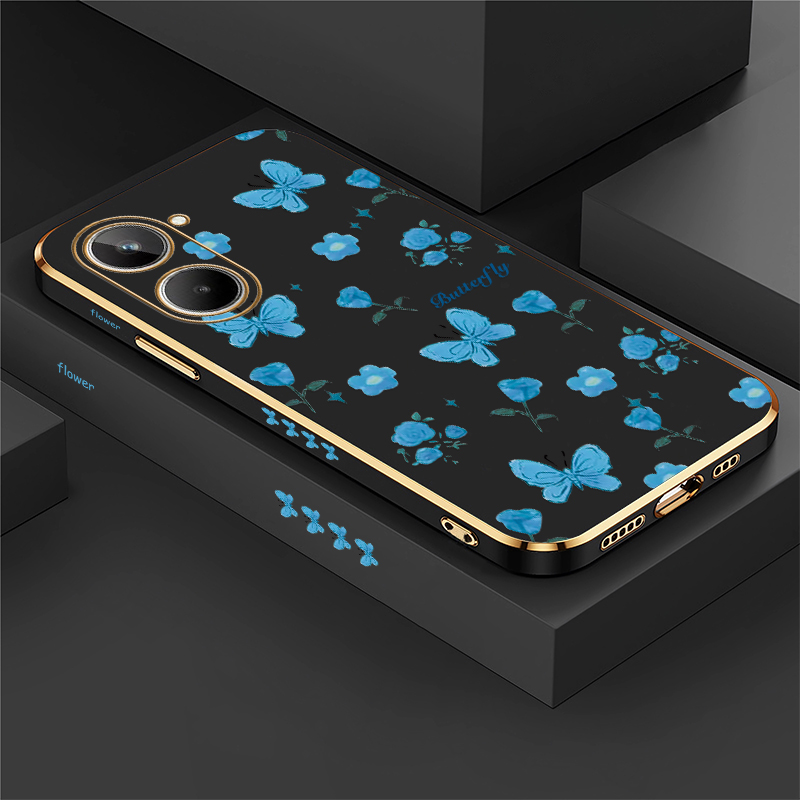 Phone Cases Realme - Blumen-Schmetterlings-Print-Handyhülle für OPPO Realme 12 Pro