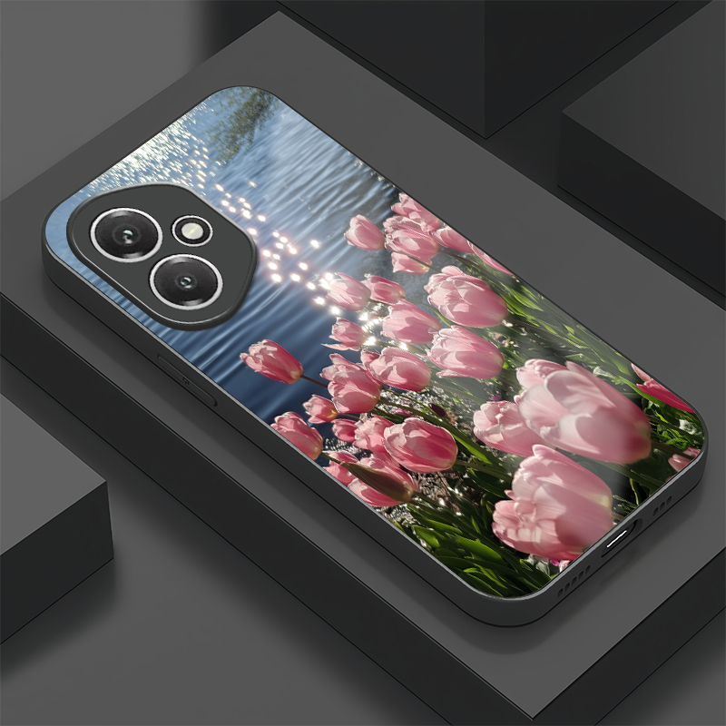 Phone Cases Honor - Handyhülle mit floralem Tulpenmuster für Huawei