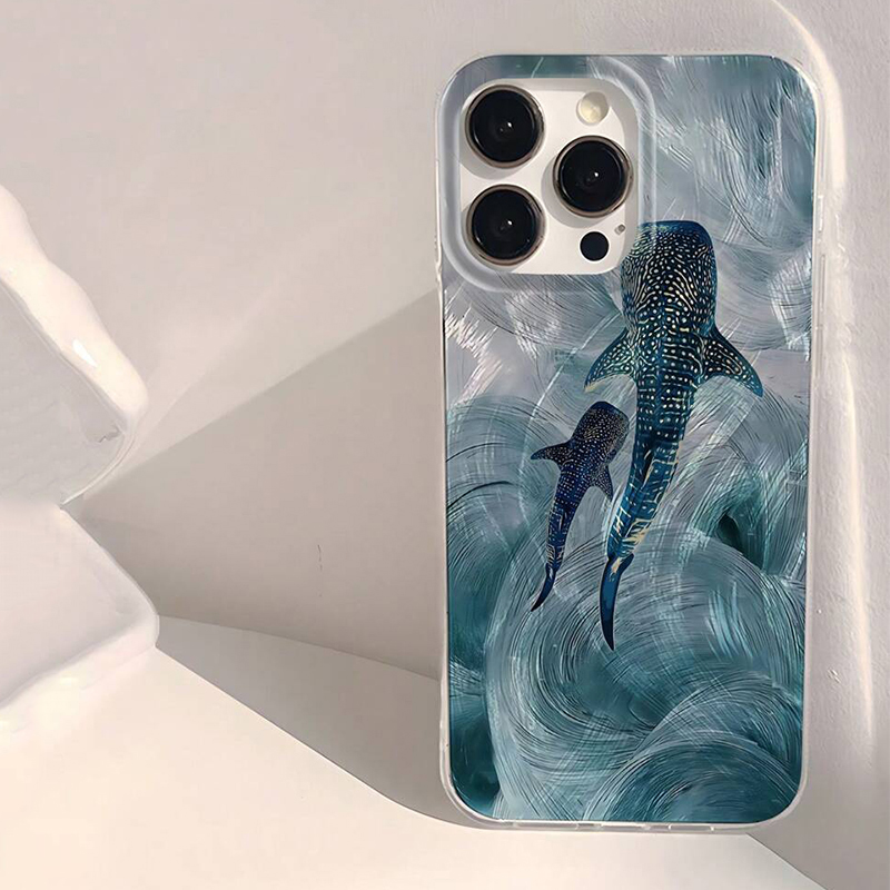 Phone Cases Designer - Ocean Shark Whale Design Handyhülle für