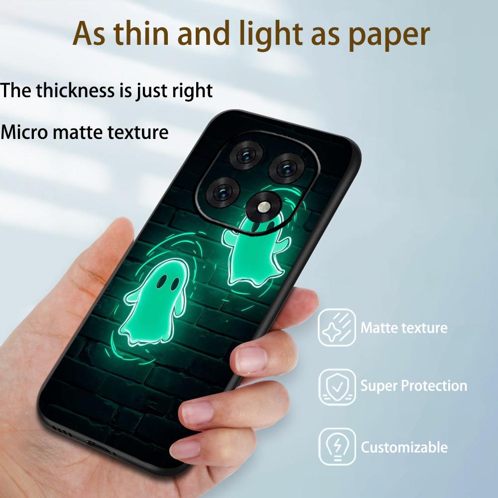 Phone Cases Designer - Niedliches Design mit Cartoon-Geister-Muster Handyhülle Weiche