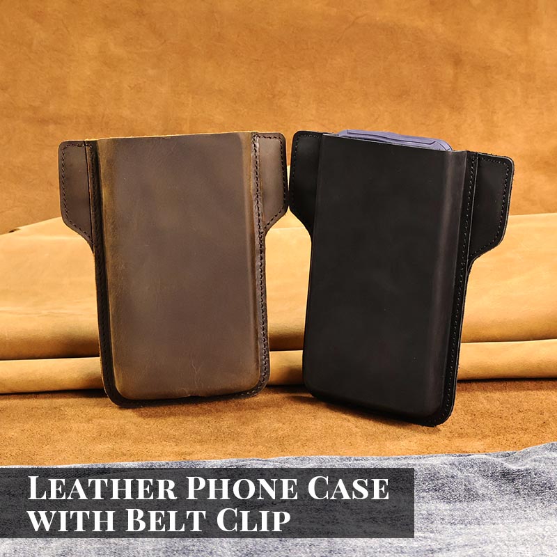 Phone Cases Quality - 1pctop Schicht Rindsleder Herren Handy Schutzhülle,