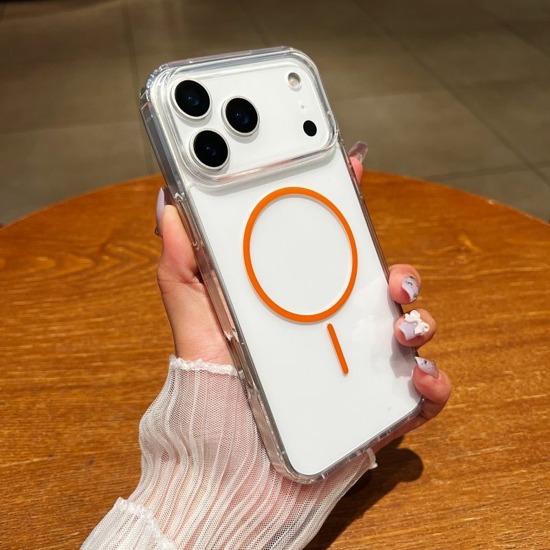 Phone Cases Quality - Luxuriöse MagSafe Magnetische Transparente Kabellose Ladehülle