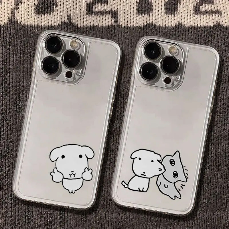 Phone Cases Xr Cute - Neue koreanische Ins-Stil Süße Welpen-Katzen-Paar Handyhülle
