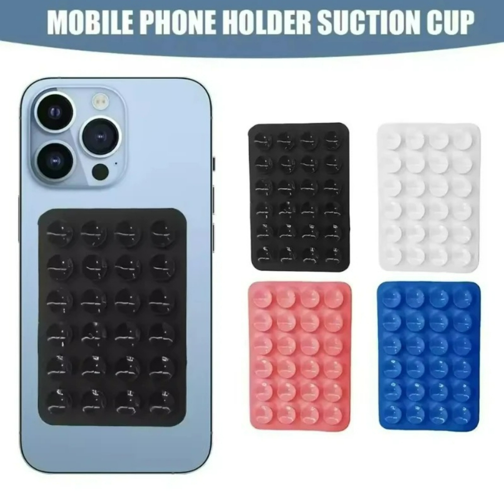Phone Cases With Stand - Silikon-Handyhalter mit Saugnapf, Handyhülle-Halterung in Bonbonfarben