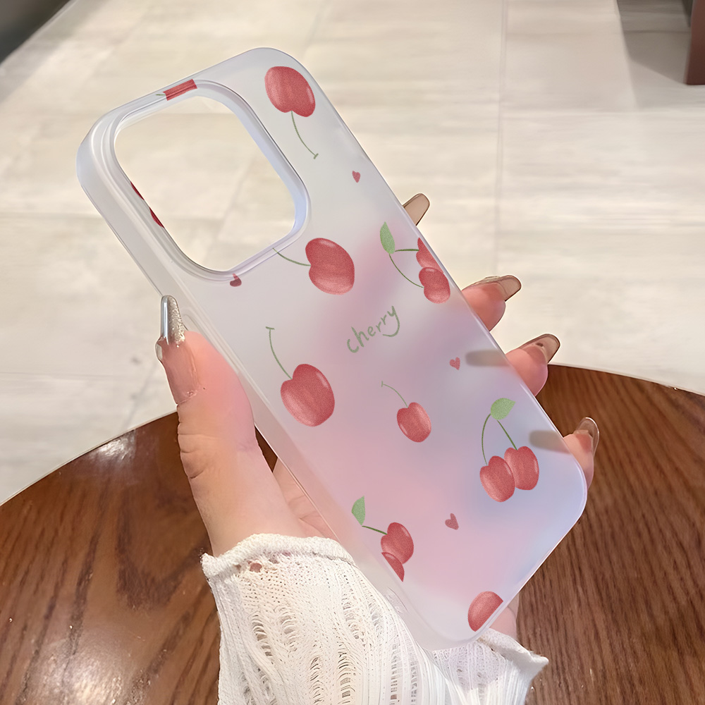 Phone Cases Iphone 16 Pro - Kirsch-Handyhülle Mattiert für iPhone 17 18