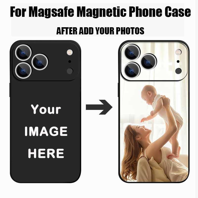 Phone Cases With Pictures - Magnetische personalisierte individuelle Foto-Telefonhülle für iPhone