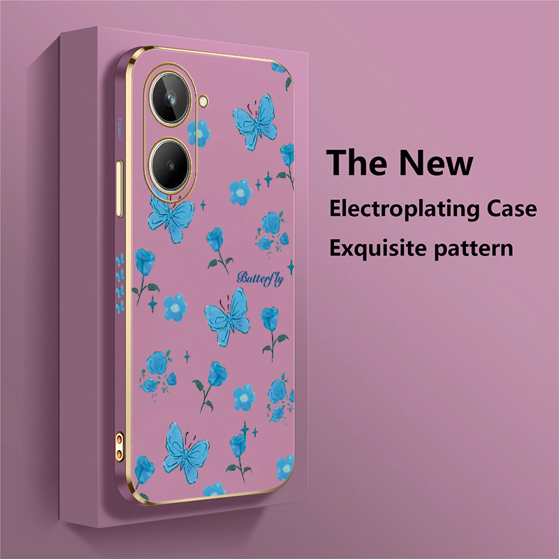 Blumen-Schmetterlings-Print-Ha – Phone Cases Realme Bewertung und Preis