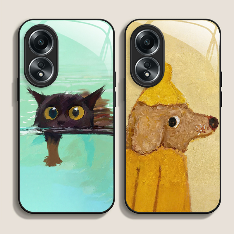 Ölgemälde Gelber Hund Schwarze – Phone Cases Realme Bewertung und Preis