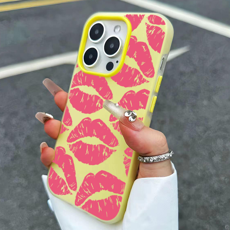 Sexy Girl Pink Lips Pattern De – Phone Cases For Girls Bewertung und Preis