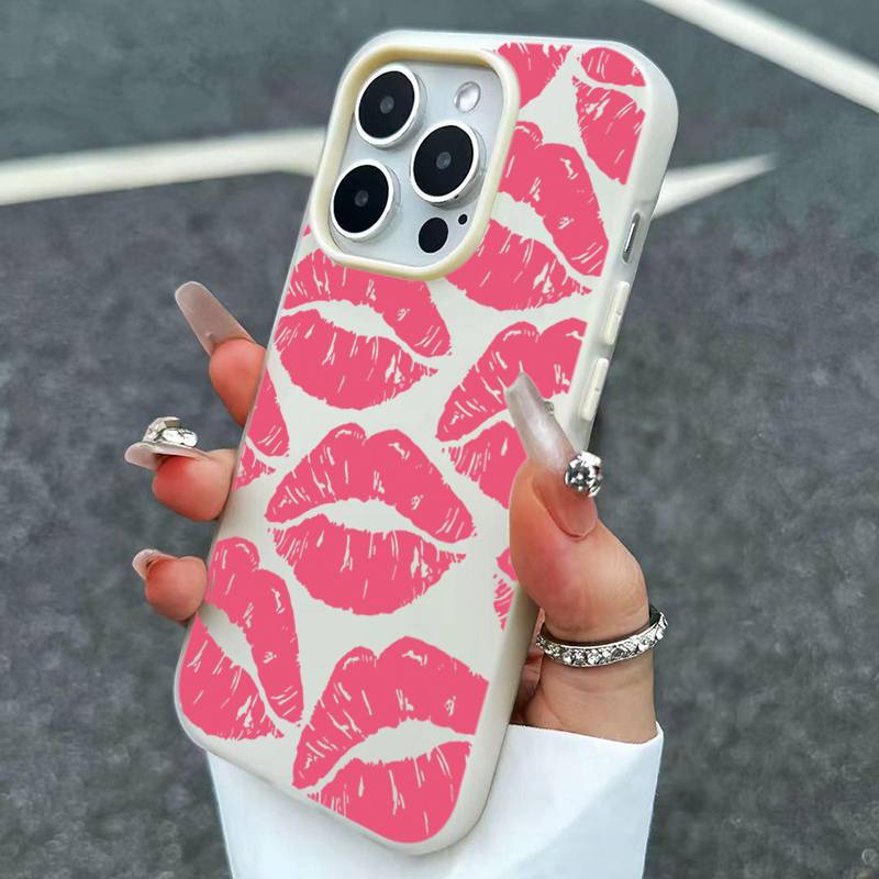 Sexy Girl Pink Lips Pattern De – Phone Cases For Girls Bewertung und Preis