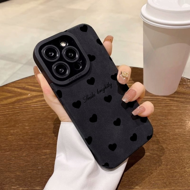 Neue luxuriöse schwarze Liebes – Phone Cases For Girls Bewertung und Preis