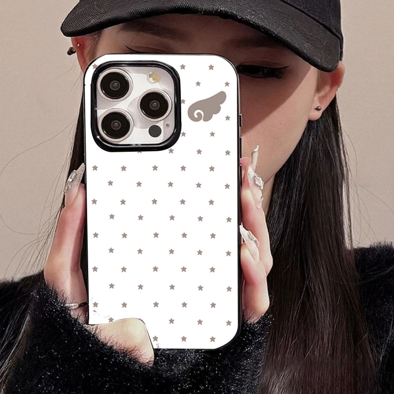 Süße Stern-Engelsflügel-schwar – Phone Cases Xr Cute Bewertung und Preis
