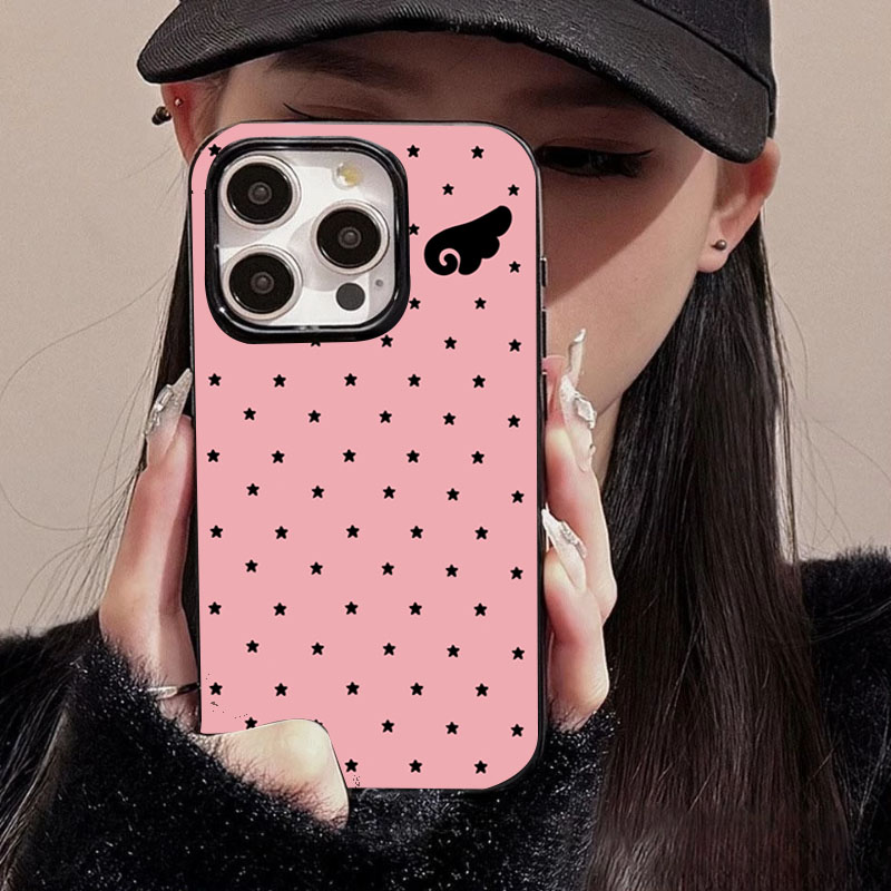 Süße Stern-Engelsflügel-schwar – Phone Cases Xr Cute Bewertung und Preis