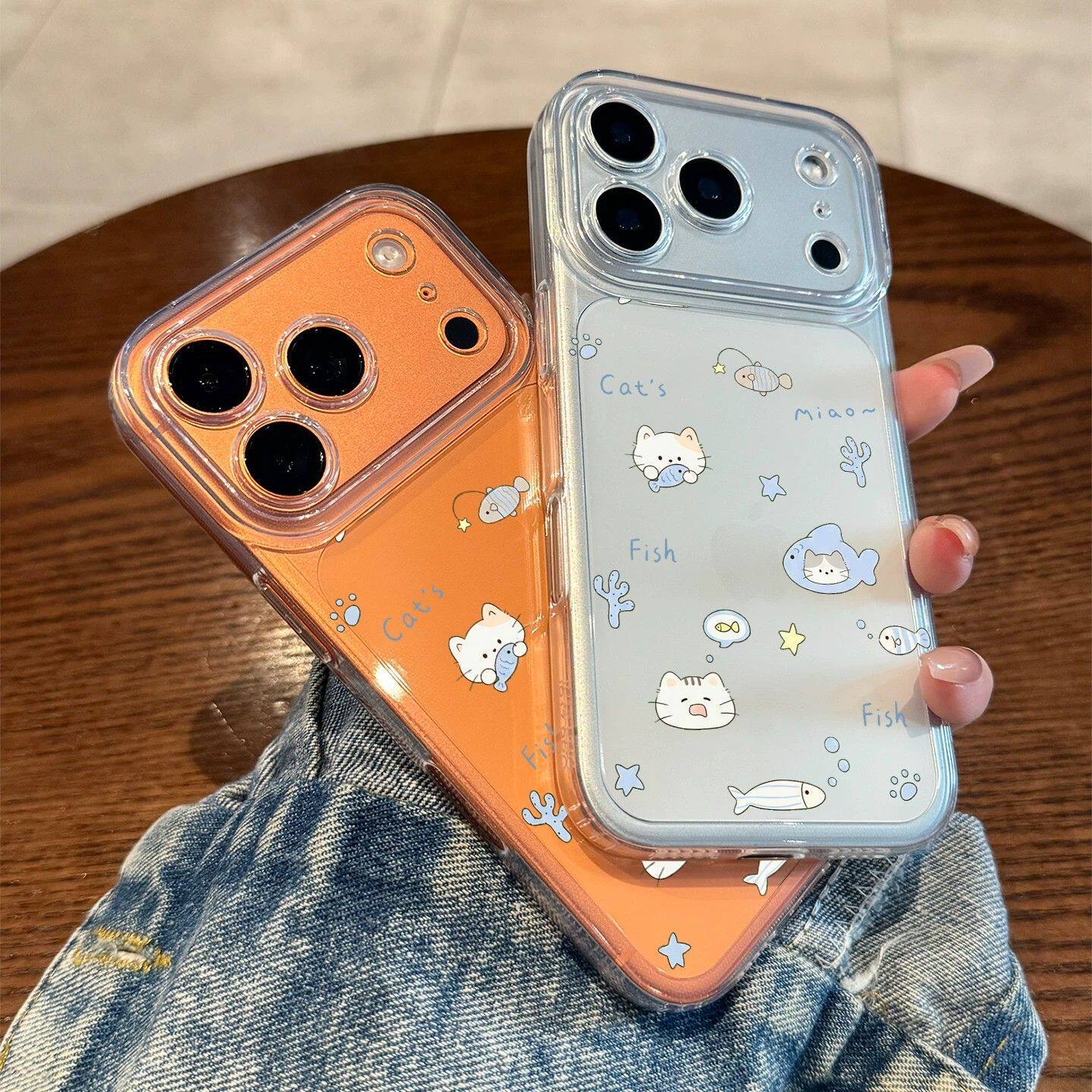 Ins Blaue Kleine Fisch-Kätzche – Phone Cases Xr Cute Bewertung und Preis