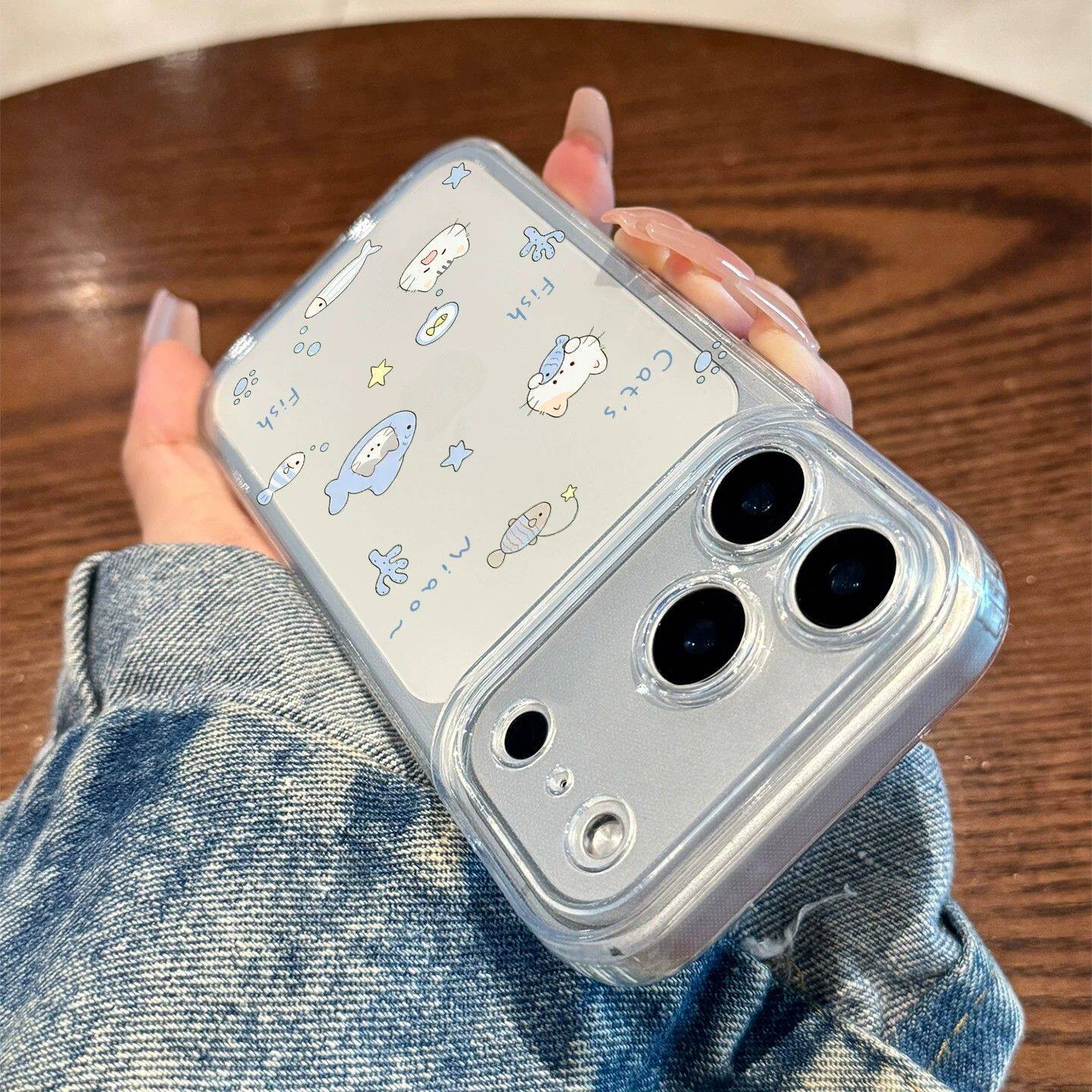 Ins Blaue Kleine Fisch-Kätzche – Phone Cases Xr Cute Bewertung und Preis