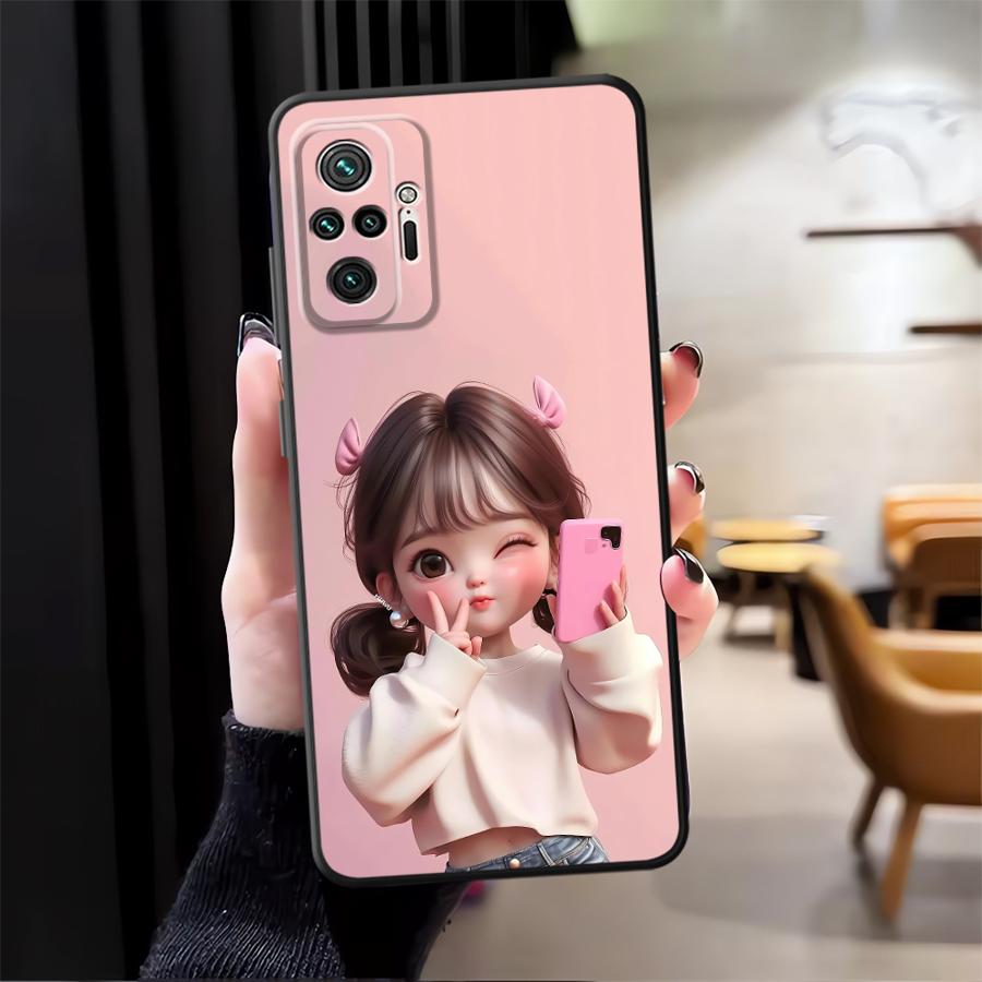 Cartoon-Mädchen-Muster Handyhü – Phone Cases For Girls Bewertung und Preis