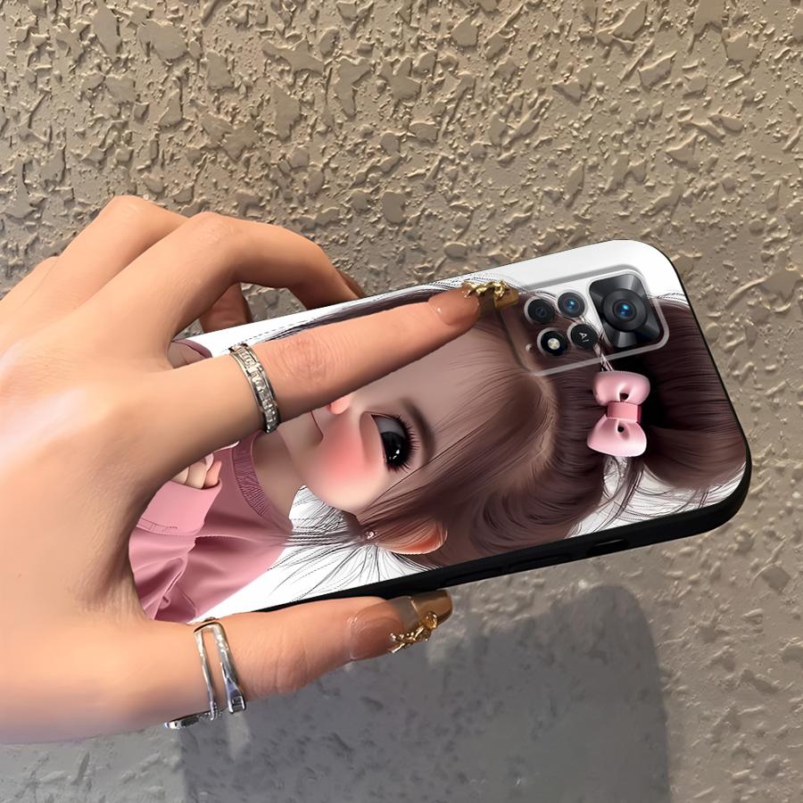 Cartoon-Mädchen-Muster Handyhü – Phone Cases For Girls Bewertung und Preis
