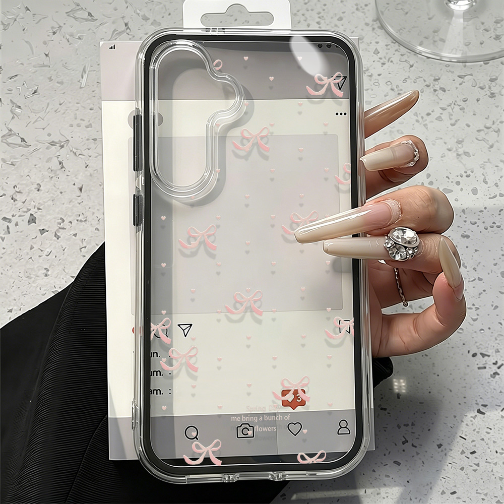 Süße Rosa Schleife Weiche Hand – Phone Cases Quality Bewertung und Preis