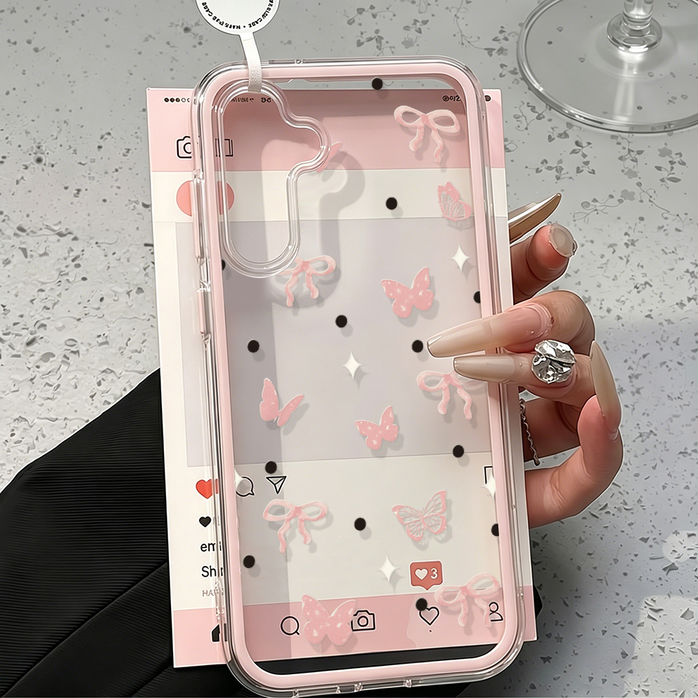 Süße Rosa Schleife Weiche Hand – Phone Cases Quality Bewertung und Preis