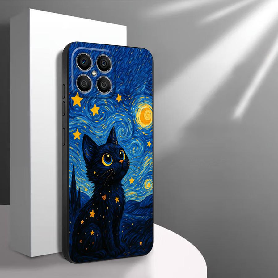 Van Gogh Sternennacht Katzen-H – Phone Cases Honor Bewertung und Preis