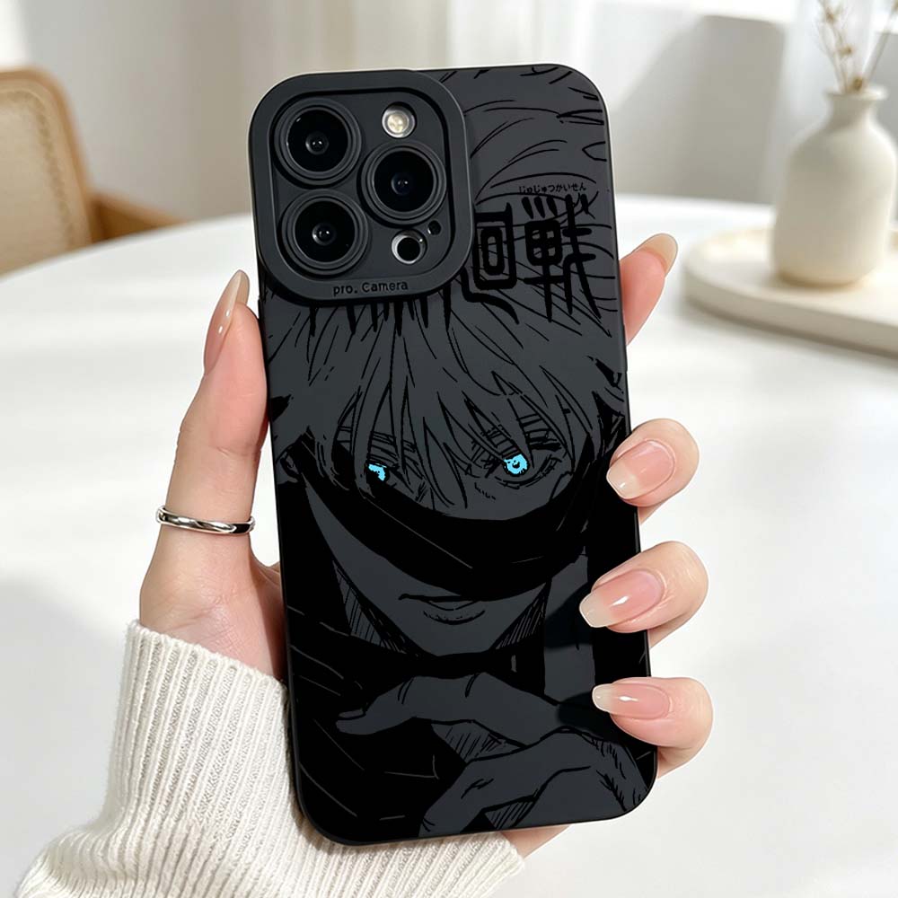 Anime Jujutsu Kaisen Coole Sil – Phone Cases Iphone 16 Pro Bewertung und Preis