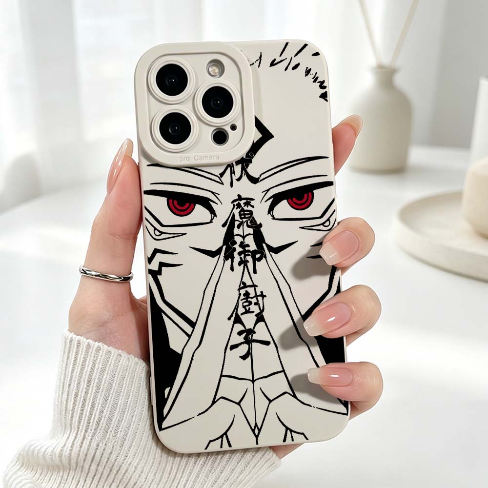 Anime Jujutsu Kaisen Coole Sil – Phone Cases Iphone 16 Pro Bewertung und Preis
