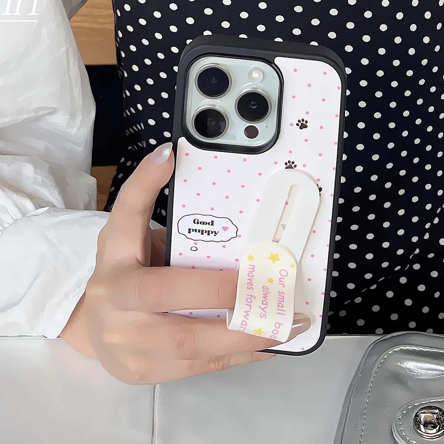 INS Pink Wave Point Good Puppy – Phone Cases With Stand Bewertung und Preis