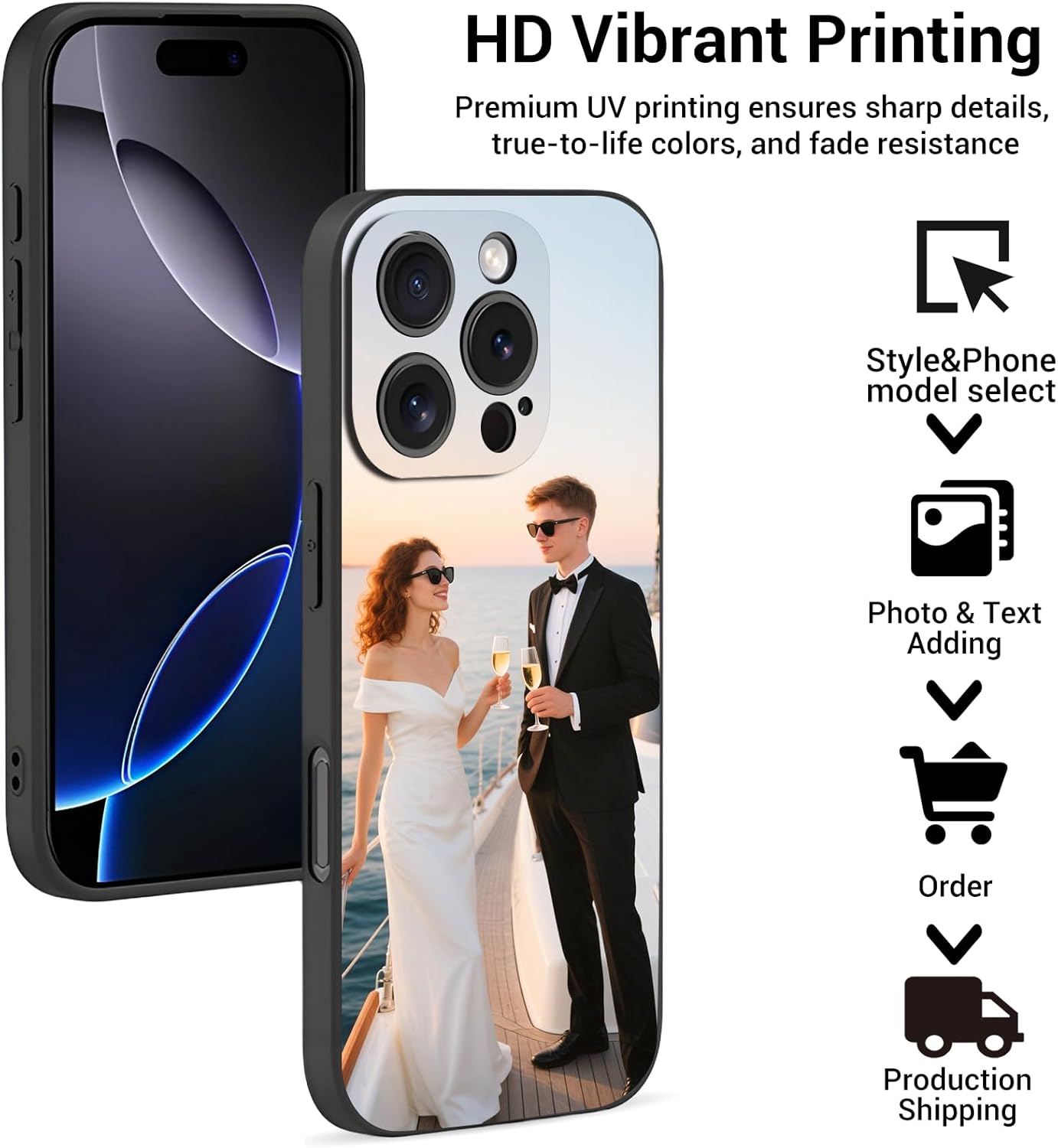 Individuelles Mattes Etui für  – Phone Cases With Pictures Bewertung und Preis