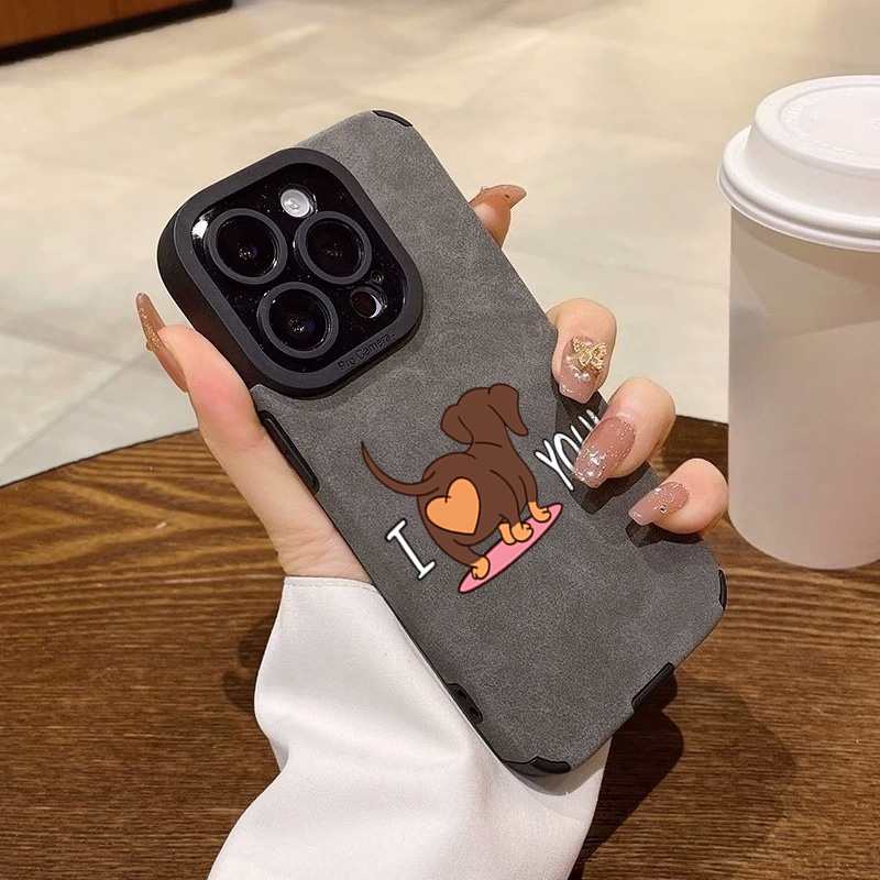 Niedliche Dackel-Herz-Aufdruck – Phone Cases Xr Cute Bewertung und Preis