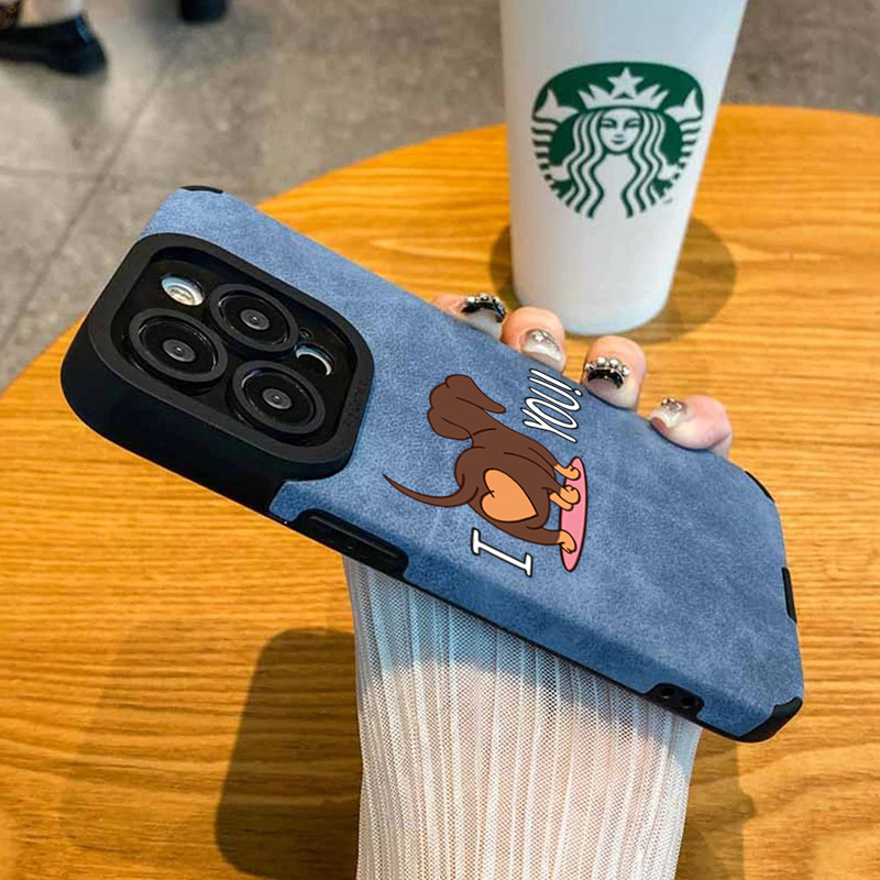 Niedliche Dackel-Herz-Aufdruck – Phone Cases Xr Cute Bewertung und Preis