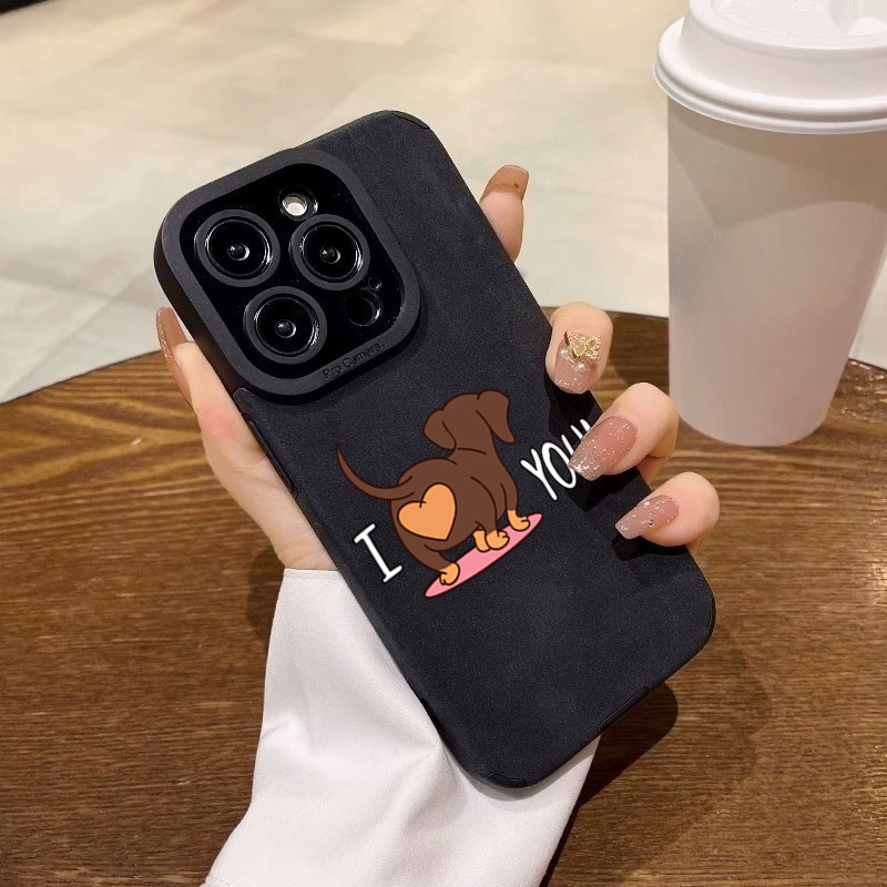 Niedliche Dackel-Herz-Aufdruck – Phone Cases Xr Cute Bewertung und Preis
